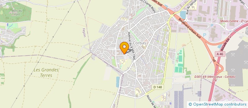 localisation de l'entreprise MONSIEUR KEVIN AMARAL à CORBAS