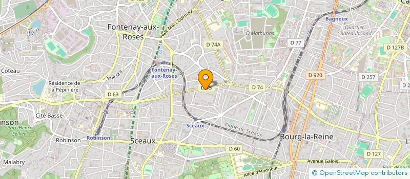 localisation de l'entreprise MONSIEUR KEVIN AMEDIEN à SCEAUX
