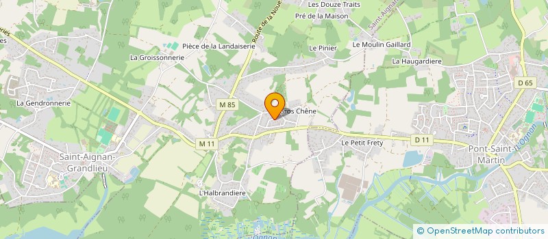 localisation de l'entreprise MONSIEUR KEVIN AMOURET  SAINT-AIGNAN-GRANDLIEU