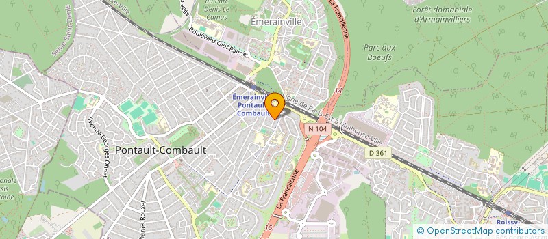 localisation de l'entreprise MONSIEUR KEVIN AMRANI à PONTAULT-COMBAULT