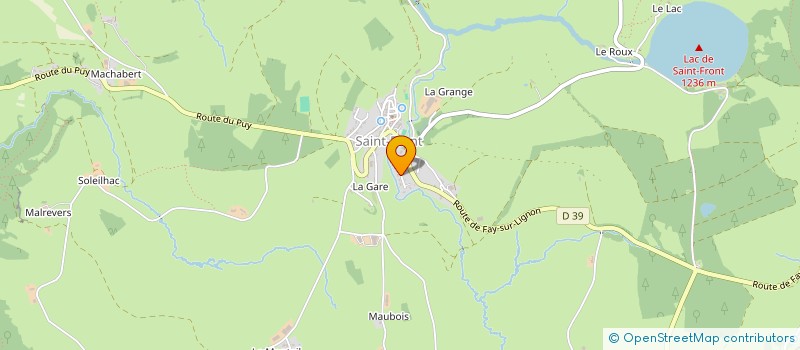 localisation de l'entreprise MONSIEUR KEVIN ANDRE  SAINT-FRONT