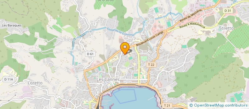 localisation de l'entreprise MONSIEUR KEVIN ANDREOTTI à AJACCIO