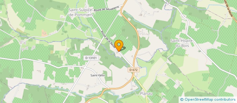 localisation de l'entreprise MONSIEUR KEVIN ANDRES à SAINT-SULPICE-DE-POMMIERS