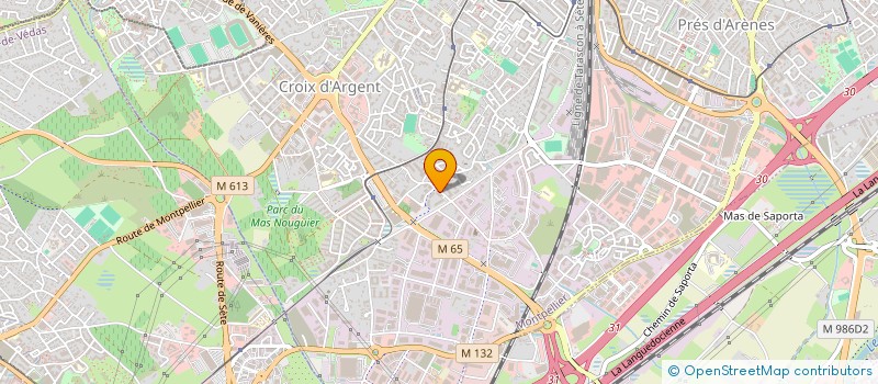 localisation de l'entreprise MONSIEUR KEVIN ANGELE à MONTPELLIER