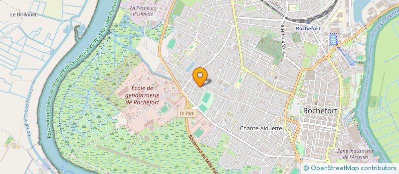 localisation de l'entreprise MONSIEUR KEVIN ANGIBAUD  ROCHEFORT