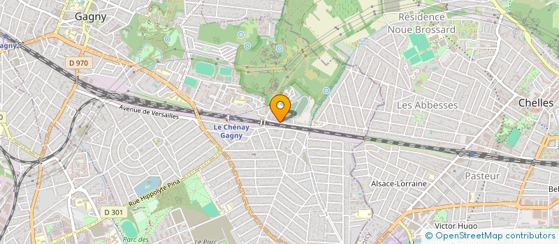 localisation de l'entreprise MONSIEUR KEVIN ANGLES  GAGNY