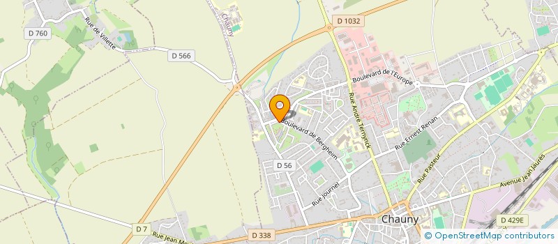 localisation de l'entreprise MONSIEUR KEVIN ANNEHEIM  CHAUNY