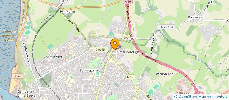 localisation de l'entreprise MONSIEUR KEVIN ANQUEZ  SAINT-MARTIN-BOULOGNE