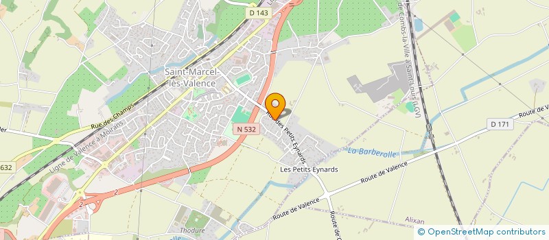 localisation de l'entreprise MONSIEUR KEVIN ANTERION  SAINT-MARCEL-LES-VALENCE