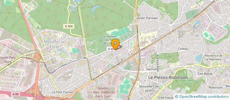 localisation de l'entreprise MONSIEUR KEVIN ANTHONYSAMY à CLAMART