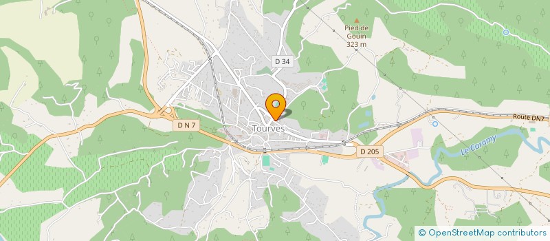 localisation de l'entreprise MONSIEUR KEVIN ARCHAMBAULT  TOURVES