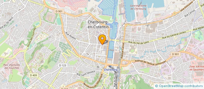 localisation de l'entreprise MONSIEUR KEVIN ARNAUD  CHERBOURG-EN-COTENTIN