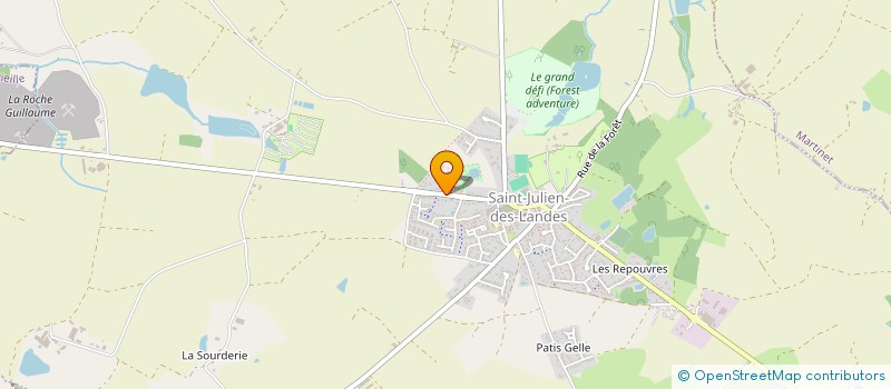 localisation de l'entreprise MONSIEUR KEVIN ARTAUD  SAINT-JULIEN-DES-LANDES