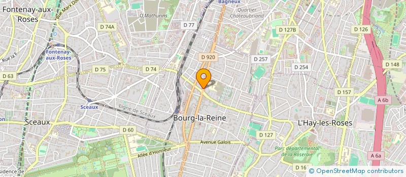 localisation de l'entreprise MONSIEUR KEVIN ASSAGOU à BOURG-LA-REINE