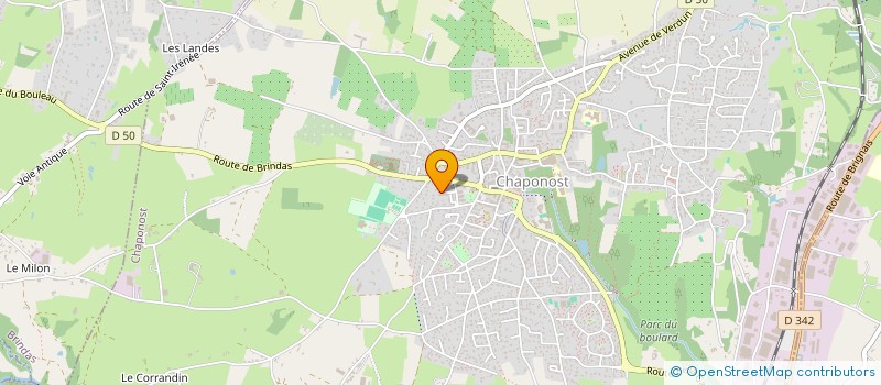 localisation de l'entreprise MONSIEUR KEVIN ASSEUFI  CHAPONOST