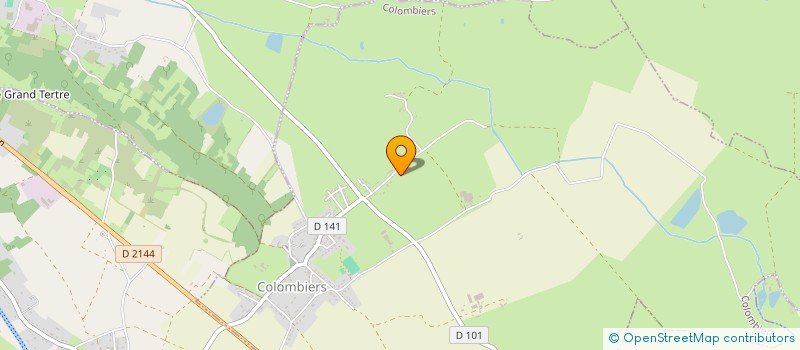 localisation de l'entreprise MONSIEUR KEVIN AUBARD  COLOMBIERS
