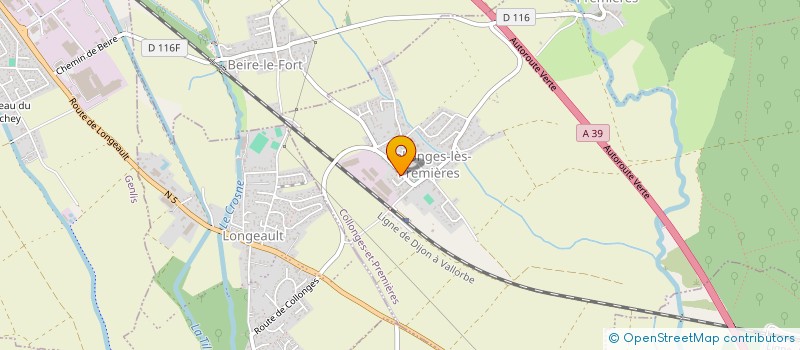 localisation de l'entreprise MONSIEUR KEVIN AUBERTIN  COLLONGES-ET-PREMIERES