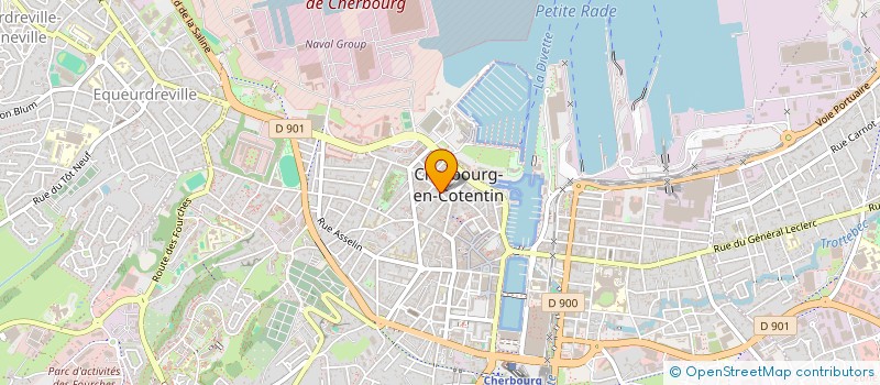 localisation de l'entreprise MONSIEUR KEVIN AUBIN  CHERBOURG-EN-COTENTIN