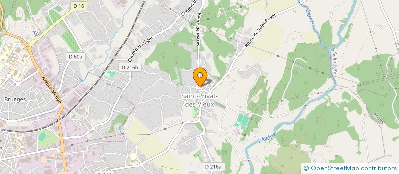 localisation de l'entreprise MONSIEUR KEVIN AUREL  SAINT-PRIVAT-DES-VIEUX