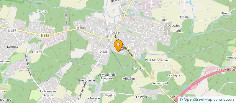 localisation de l'entreprise MONSIEUR KEVIN AYE  TOSSE