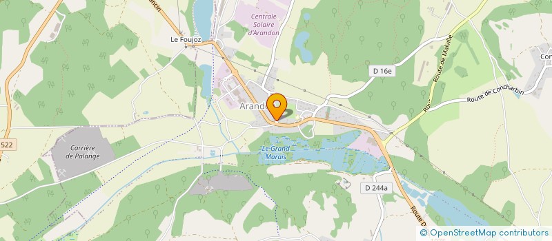 localisation de l'entreprise MONSIEUR KEVIN AYED  ARANDON-PASSINS