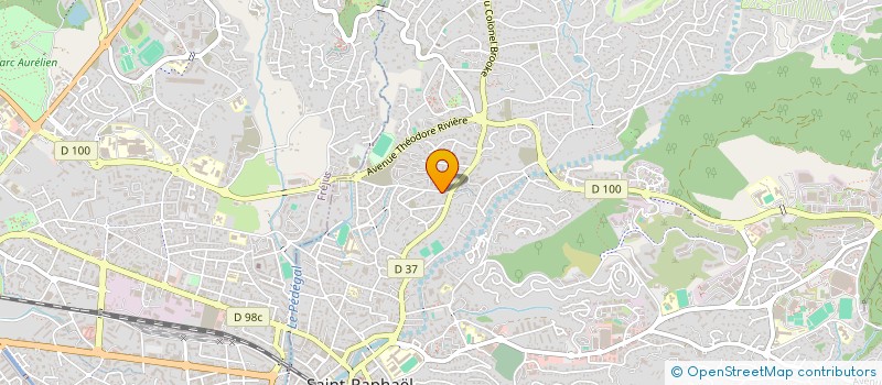 localisation de l'entreprise MONSIEUR KEVIN AZOUZ  SAINT-RAPHAEL