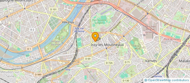 localisation de l'entreprise MONSIEUR KEVIN AZRAN  ISSY-LES-MOULINEAUX