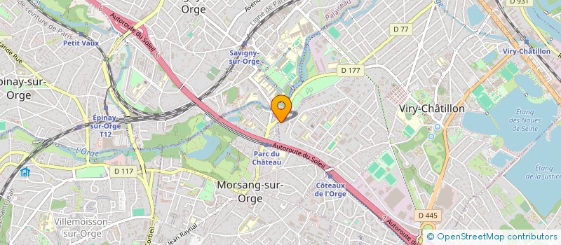 localisation de l'entreprise MONSIEUR KEVIN AZZI à VIRY-CHATILLON