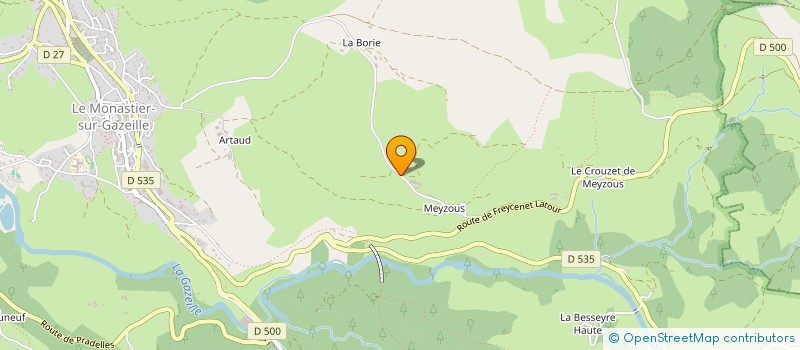 localisation de l'entreprise MONSIEUR KEVIN BADIOU à LE MONASTIER SUR GAZEILLE