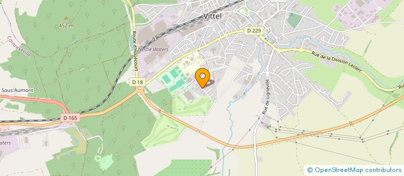 localisation de l'entreprise MONSIEUR KEVIN BADONNEL  VITTEL