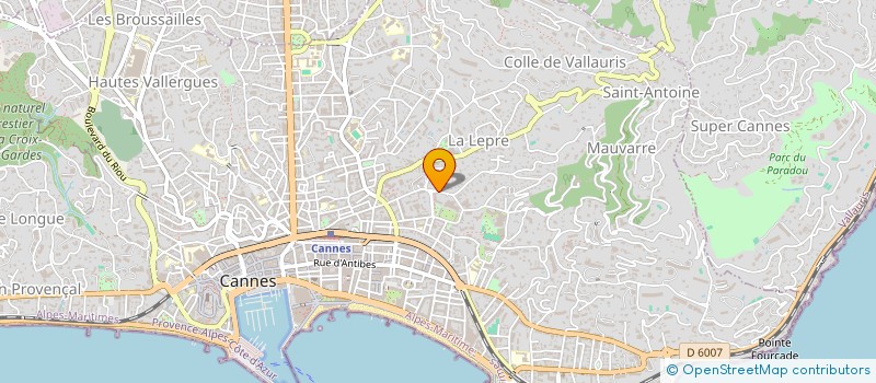 localisation de l'entreprise MONSIEUR KEVIN BADRAN à CANNES