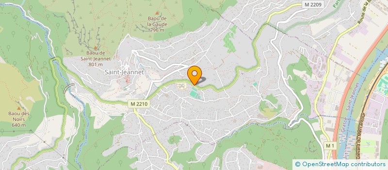 localisation de l'entreprise MONSIEUR KEVIN BAGALA  SAINT-JEANNET