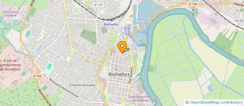 localisation de l'entreprise MONSIEUR KEVIN BAGARD  ROCHEFORT