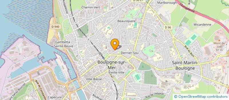 localisation de l'entreprise MONSIEUR KEVIN BAILLET à BOULOGNE-SUR-MER