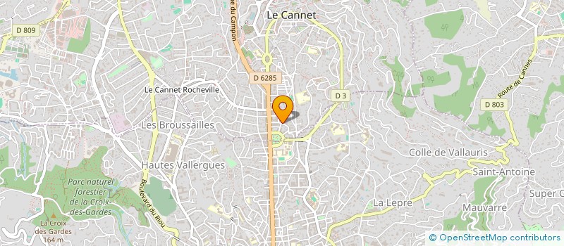 localisation de l'entreprise MONSIEUR KEVIN BALBIANI à LE CANNET