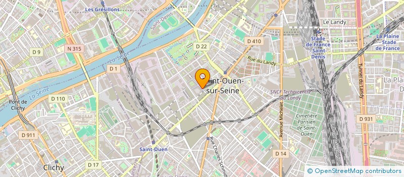 localisation de l'entreprise MONSIEUR KEVIN BALIT à SAINT-OUEN-SUR-SEINE