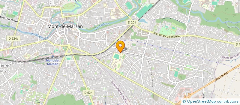localisation de l'entreprise MONSIEUR KEVIN BALUSSOU  MONT-DE-MARSAN