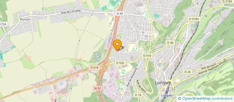 localisation de l'entreprise MONSIEUR KEVIN BAMBA à LONGWY
