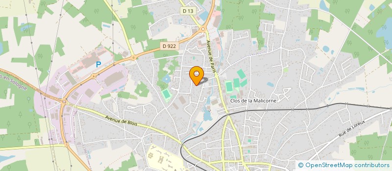 localisation de l'entreprise MONSIEUR KEVIN BANJAC  ROMORANTIN-LANTHENAY