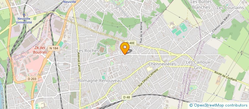 localisation de l'entreprise MONSIEUR KEVIN BAPTISTA à EPINAY-SUR-SEINE