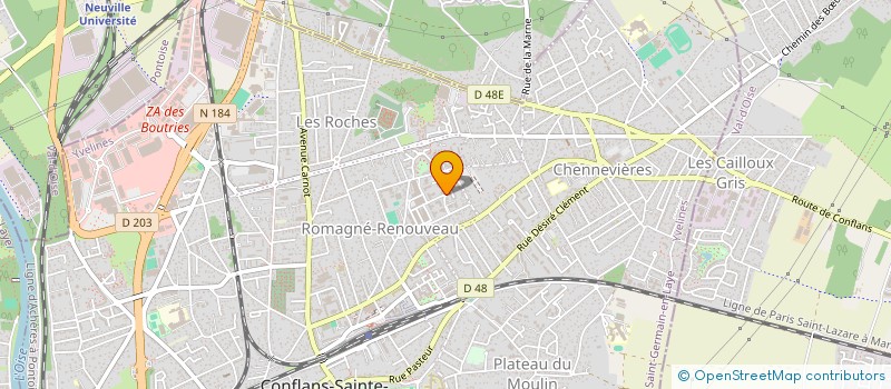 localisation de l'entreprise MONSIEUR KEVIN BARBIER  CONFLANS-SAINTE-HONORINE