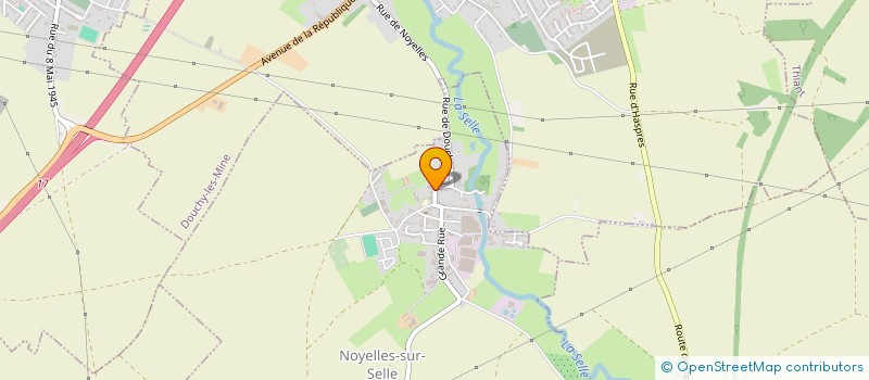 localisation de l'entreprise MONSIEUR KEVIN BARBIEUX  NOYELLES-SUR-SELLE