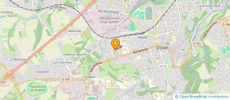 localisation de l'entreprise MONSIEUR KEVIN BARBOT à DINAN
