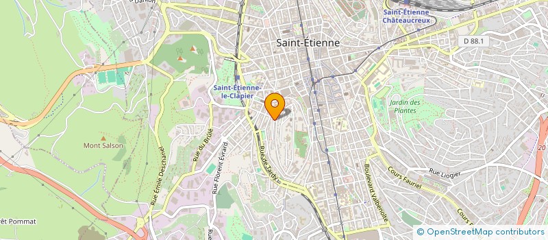 localisation de l'entreprise MONSIEUR KEVIN BARDET  YSSINGEAUX