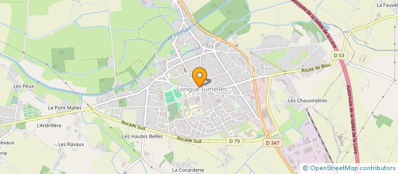 localisation de l'entreprise MONSIEUR KEVIN BARDIN  LONGUE-JUMELLES