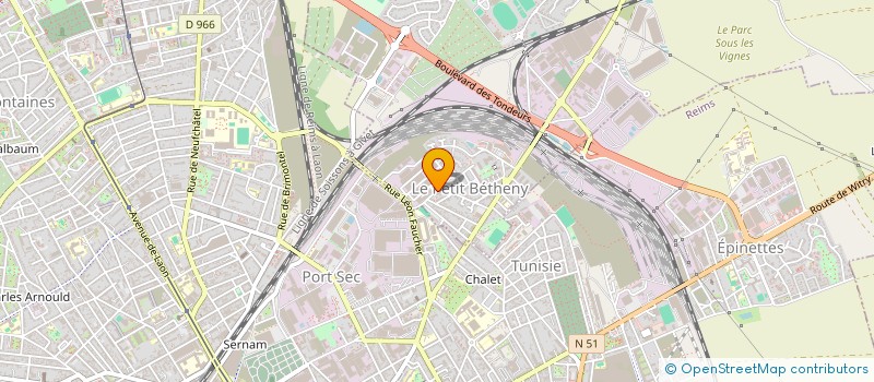 localisation de l'entreprise MONSIEUR KEVIN BARDY  BETHENY