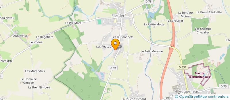 localisation de l'entreprise MONSIEUR KEVIN BARRE  PLEUGUENEUC