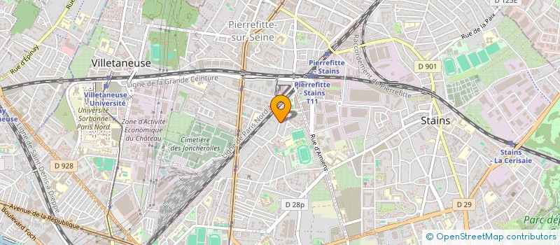 localisation de l'entreprise MONSIEUR KEVIN BARRETO à PIERREFITTE-SUR-SEINE