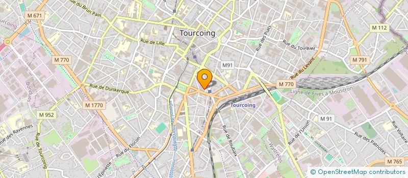 localisation de l'entreprise MONSIEUR KEVIN BARTOS  TOURCOING