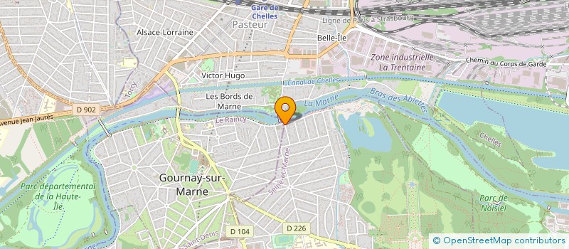 localisation de l'entreprise MONSIEUR KEVIN BASCHER à CHAMPS-SUR-MARNE